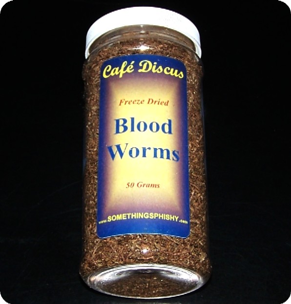 Freeze Dried Blood Worms   50 grams/16 fl. oz. ctr.